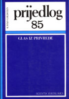 Prijedlog 85: Glas iz privrede