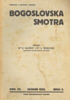 Bogoslovska smotra, br. 3/1932.