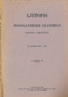 Ljetopis JAZU 39/1924. i 1925.