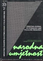Narodna umjetnost knjiga 33/1996