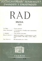 Rad JAZU, knjiga 321/1960