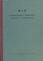 Rad JAZU, knjiga 333/1963