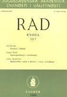 Rad JAZU, knjiga 387/1980