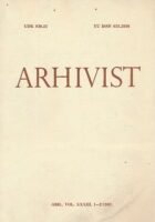 Arhivist XXXIII 1/21983