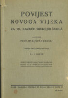 Povijest novoga vijeka za VII. razred srednjih škola