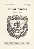 Senjski zbornik IXX/1992.