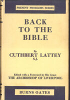 Back to the Bible