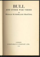 Bull and other war verses