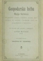 Gospodarska lučba Matije Vertovca