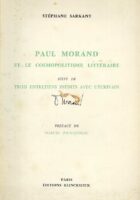 Paul Morand et le cosmopolitisme litteraire