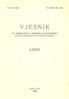 Vjesnik za arheologiju i historiju dalmatinsku LXXVI