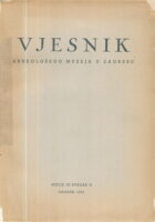 Vjesnik arheološkog muzeja u Zagrebu serije III. sv. II.