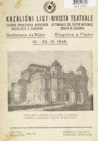 Kazališni list, Gostovanje na Rijeci 1946