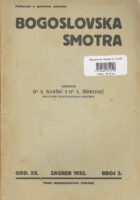 Bogoslovska smotra, br. 3/1932