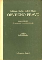 Obvezno pravo, I. knjiga