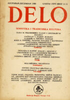 Delo (broj 11-12, god. XXVI., novembar-decembar 1980.)