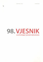 98. vjesnik za arheologiju i povijest dalmatinsku