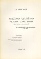 Književna ostavština Viktora Cara Emina