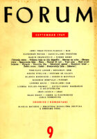 Forum, 9/1969