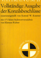 Vatikanum II: Vollständige Ausgabe der Konzilsbeschlüsse