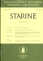 Starine, knjiga 60/1987
