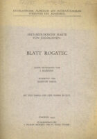 Blatt Rogatec: Archaeologische Karte von Jugoslawien