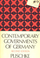 Contemporary Goverments of Germany