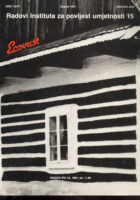 Radovi Instituta za povijest umjetnosti 15/1991
