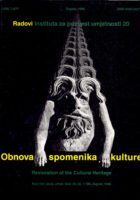 Radovi Instituta za povijest umjetnosti 20/1996