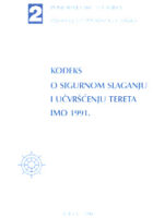 Kodeks o sigurnom slaganju i učvršćivanju tereta IMO 1991