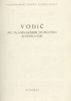 Vodič po planinarskim domovima Jugoslavije
