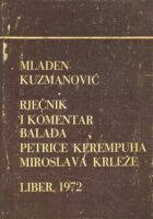 Rječnik i komentar Balada Petrice Kerempuha Miroslava Krleže
