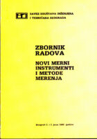 Novi merni instrumenti i metode merenja - Zbornik radova