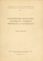 Elektronski računski automati i njihova primjena u geodeziji