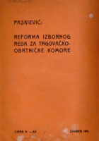 Reforma izbornog reda za trgovačko-obrtničke komore