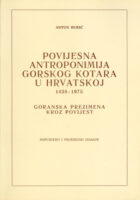 Povijesna antroponimija Gorskog kotara