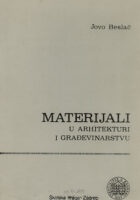 Materijali u arhitekturi i građevinarstvu