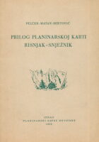 Prilog planinskoj karti Risnjak-Snježnik