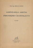 Gospodarsko, obrtno i industrijsko graditeljstvo, II. dio