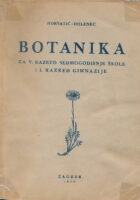 Botanika za V. razred sedmogodišnje škole i I. razred gimnazije