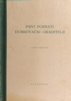 Prvi poznati dubrovački graditelji