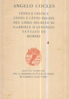 Cento e cento e cento e cento pagine del libro segreto di Gabriele D Annunzio tentato di morire