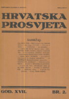 Hrvatska prosvjeta br. 2/1930