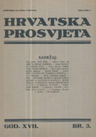 Hrvatska prosvjeta br. 3/1930