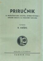 Priručnik za proračuvanja osovina, drvenih potpora i strojnih dijelova sa pomoćnim tablicama