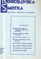 Bogoslovska smotra, br. 4/1974