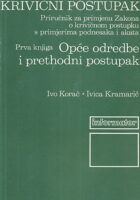 Krivični postupak : prva knjiga