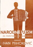 Narodne pjesme za početnike na harmonici, I. svezak