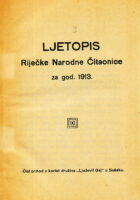 Ljetopis Riječke Narodne Čitaonice za god. 1913.