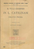 In L. Catilinam - Oratorio prima